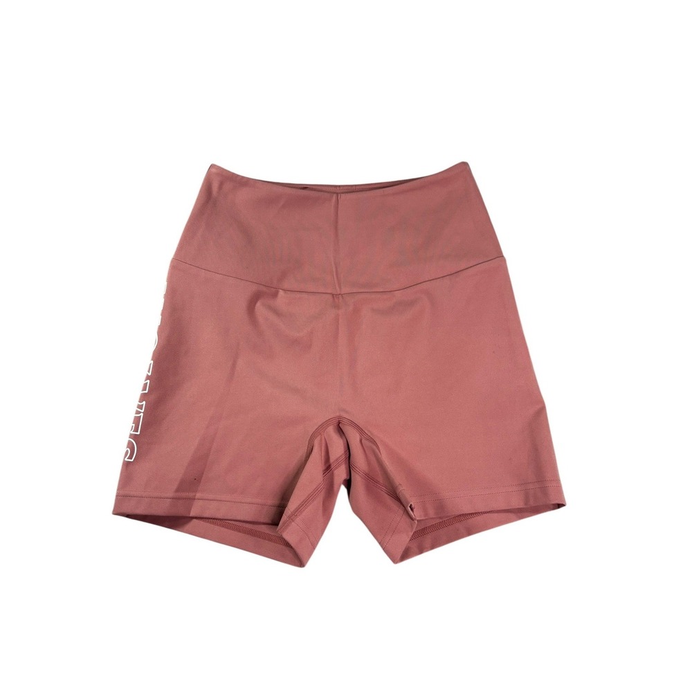 Darc Sport She Hardcore Beau Shorts Desert Rose Pink High Waist Gym Small NWT